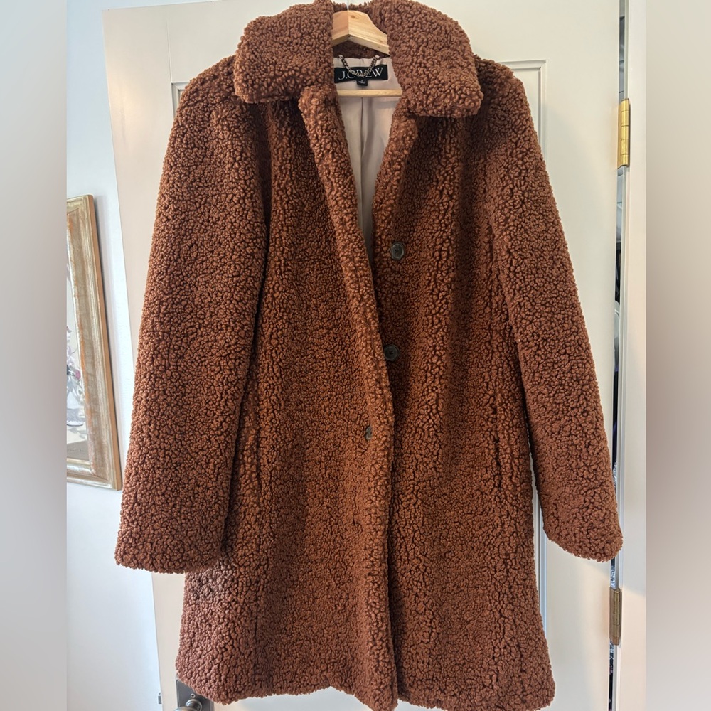 J. Crew Brown Teddy Jacket